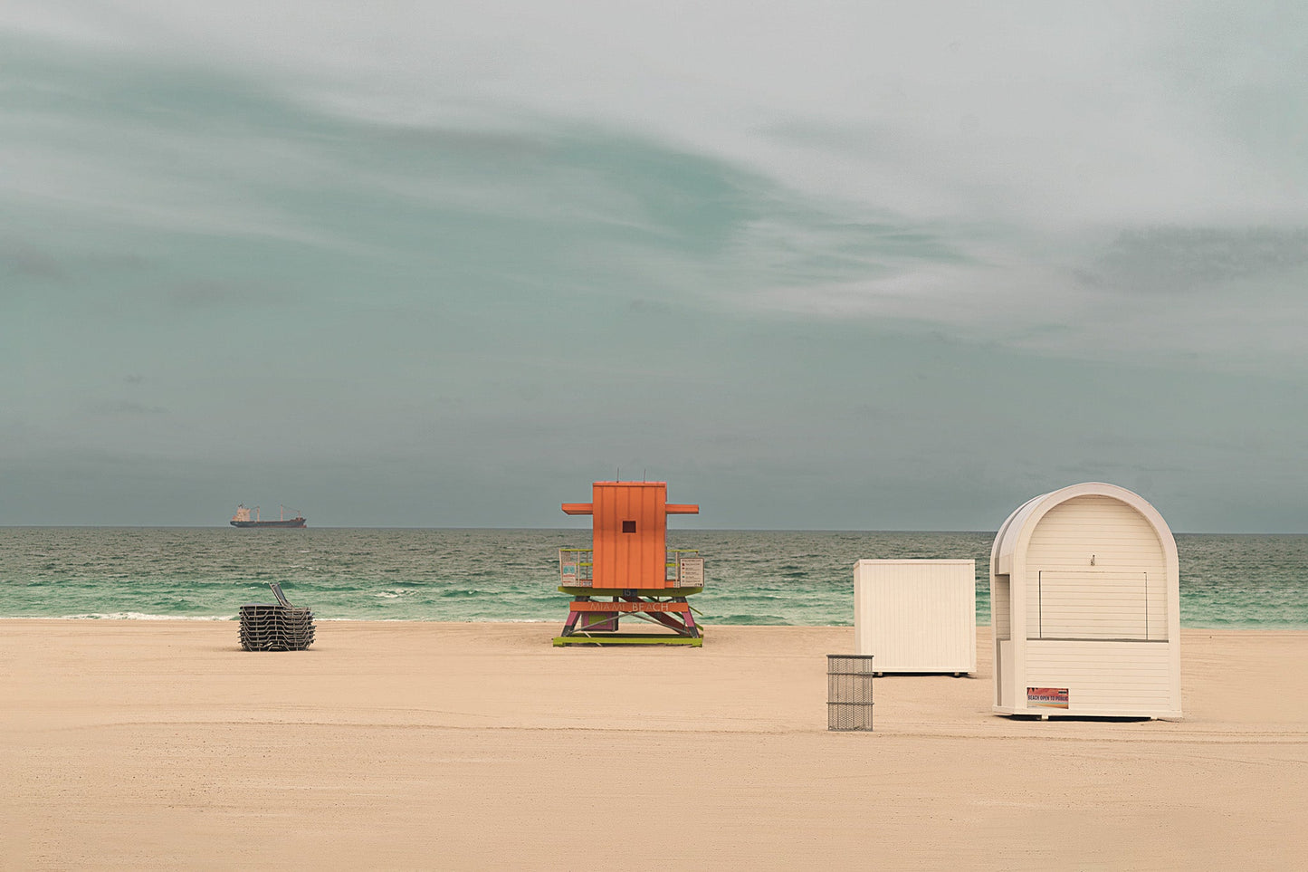 Alone In Miami Beach Fine Art Photography